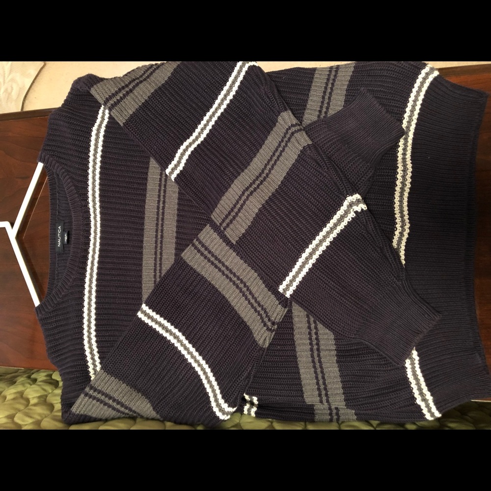 Nautica Men’s Cable Knit Sweater